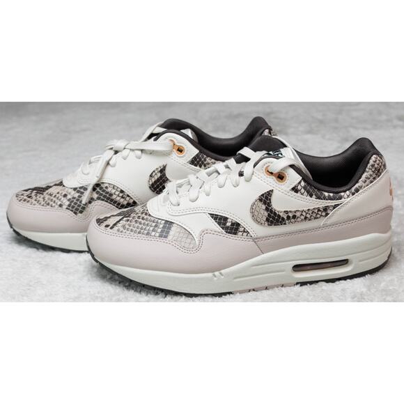 Nike Air Max 1 Snakeskin Light Orewood Brown Sneakers Womens Size 10 HF5338-100 - Picture 7 of 16
